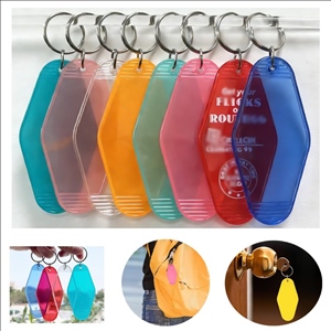Vinyl Hotel Keychains Bulk Vintage Motel Keychain